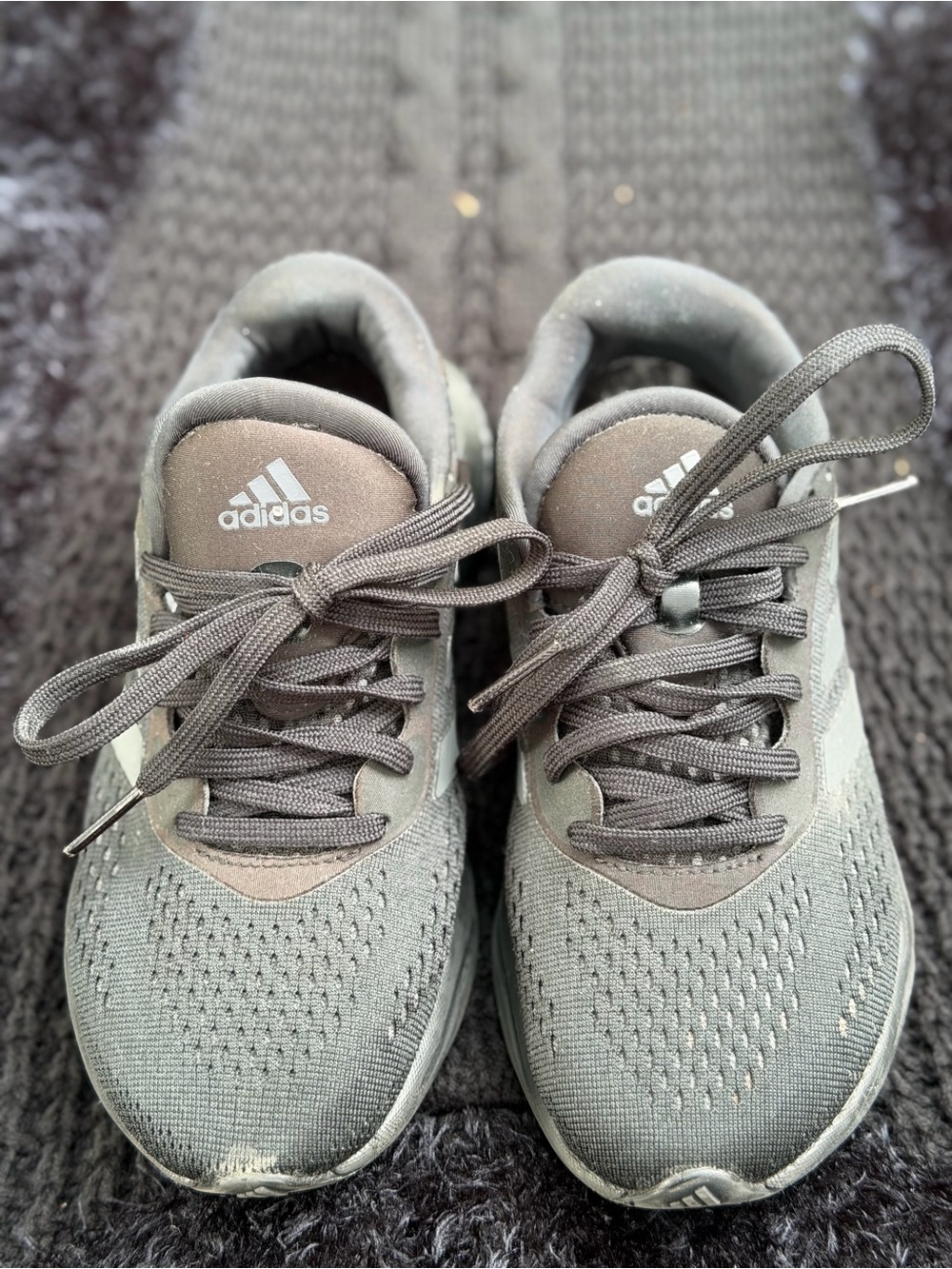 adidas Women's Grey Athletic Sneakers